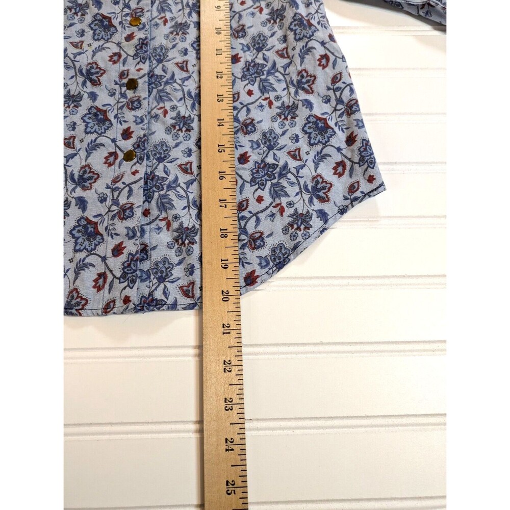 Girls Western Wear Outfit Size 10 Denim Skirt Vest Shirt Floral Costume Handmade - Picture 13 of 16